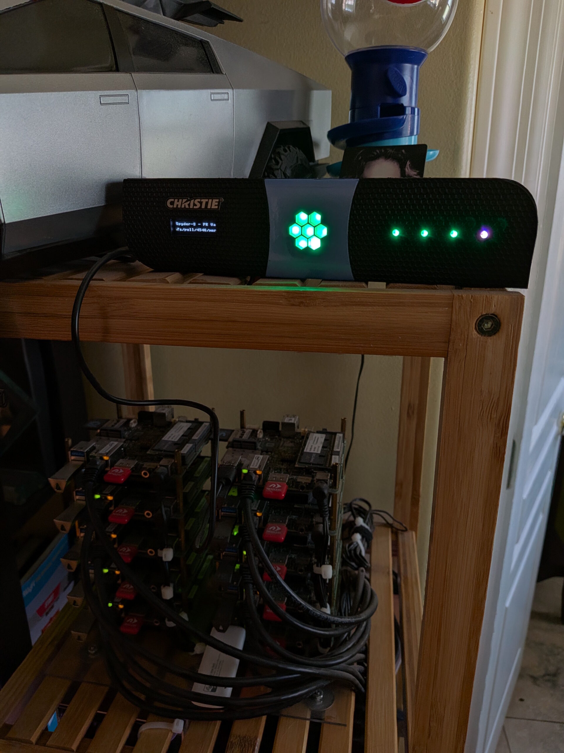 The panel in its natural habitat